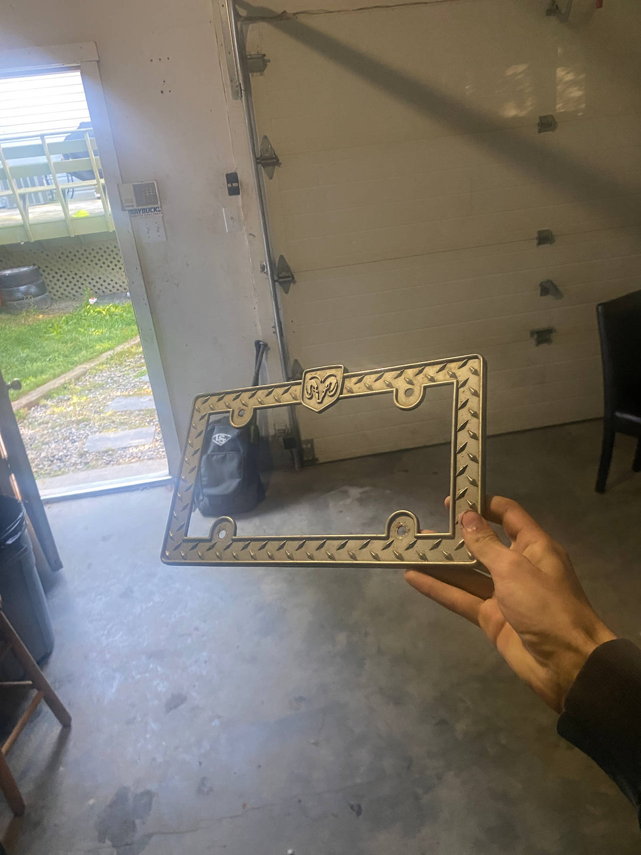 Dodge Ram License Plate Frame