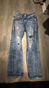 Rock Revival Distressed Jeans - Image 3