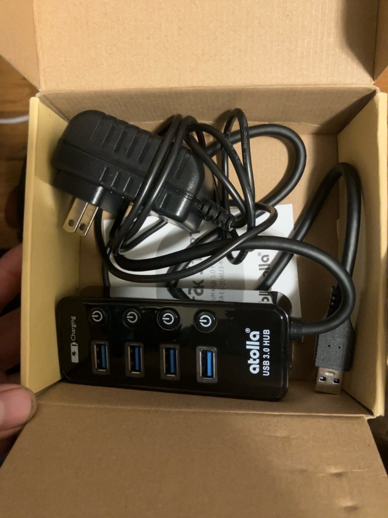 Atolla 5-Port Powered USB 3.0 Hub Aluminum