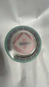 Coca-Cola Vintage Glass Plate Red Turquoise 8-inch - Image 3