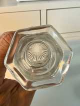 Vintage Diamond Cut Glass Vase - Image 2