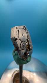 Waltham Vintage Octagonal Watch Movement and Dial - Image 3
