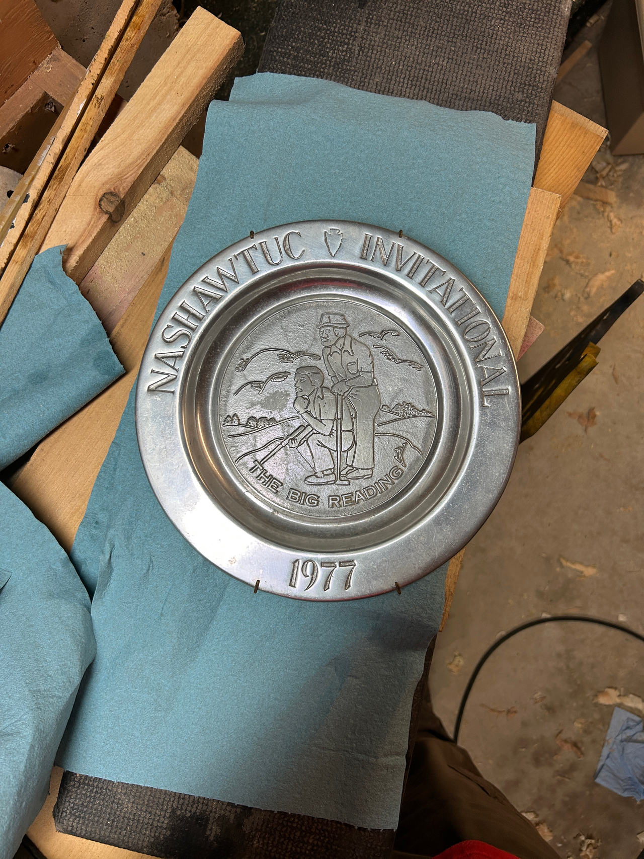 Nashawtuc Invitational Pewter Plate