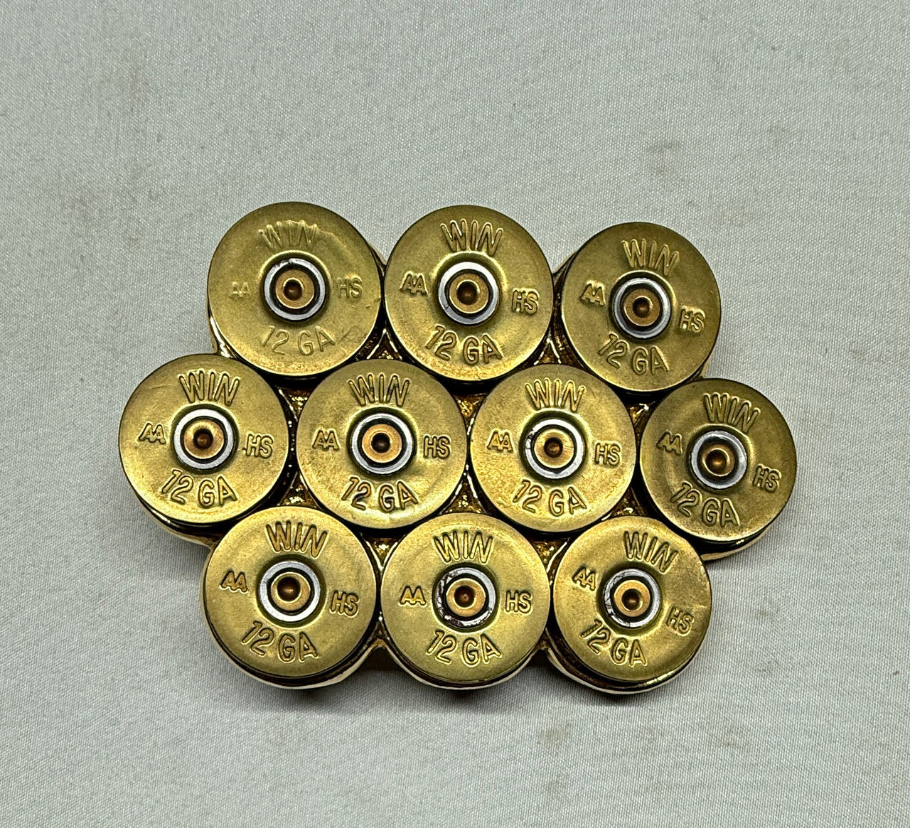 Winchester 12 Gauge Shotgun Shell Belt Buckle