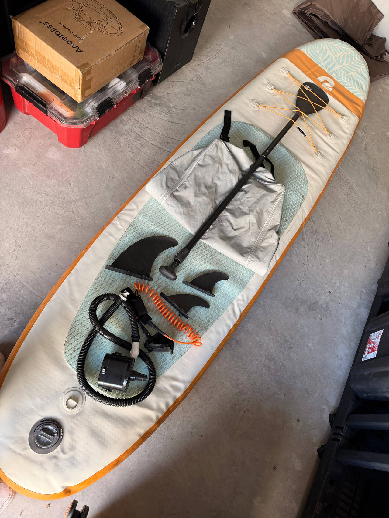 Retrospec Weekender Inflatable Stand Up Paddle Board