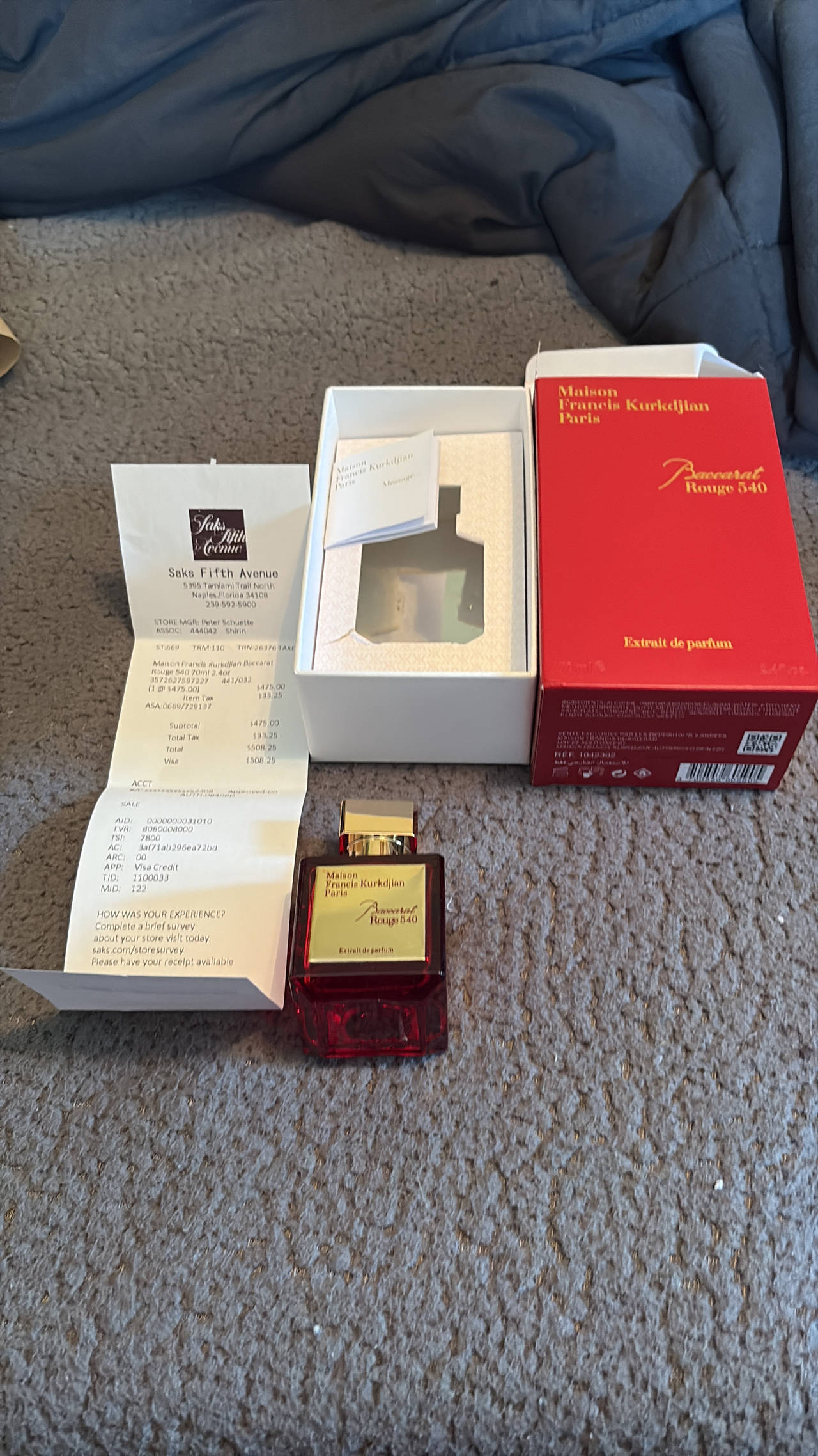 Maison Francis Kurkdjian Baccarat Rouge 540 Extrait de Parfum