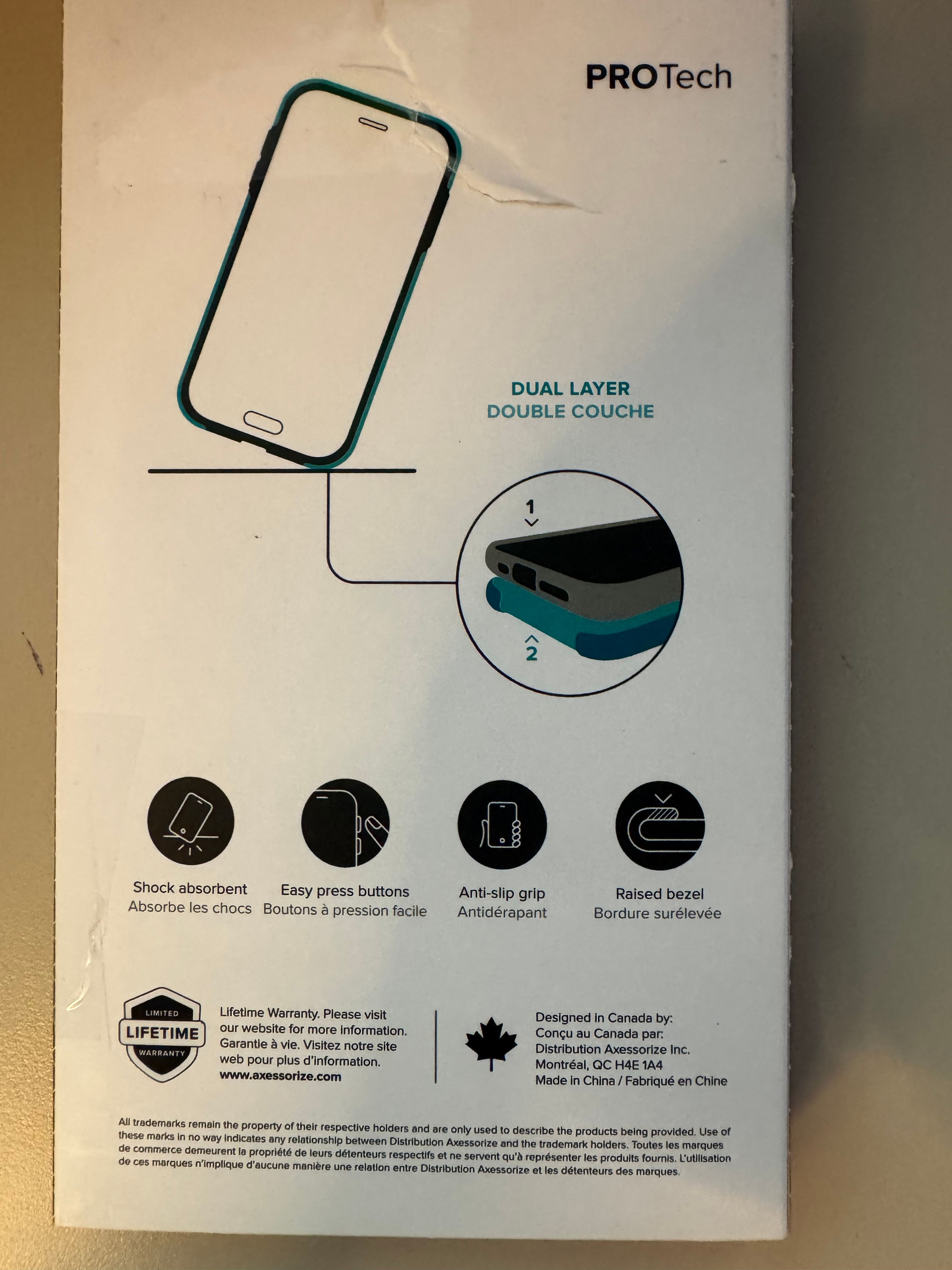 New Open Box-Axessorize PROTech Rugged Case for iPhone 14 Pro - Image 4