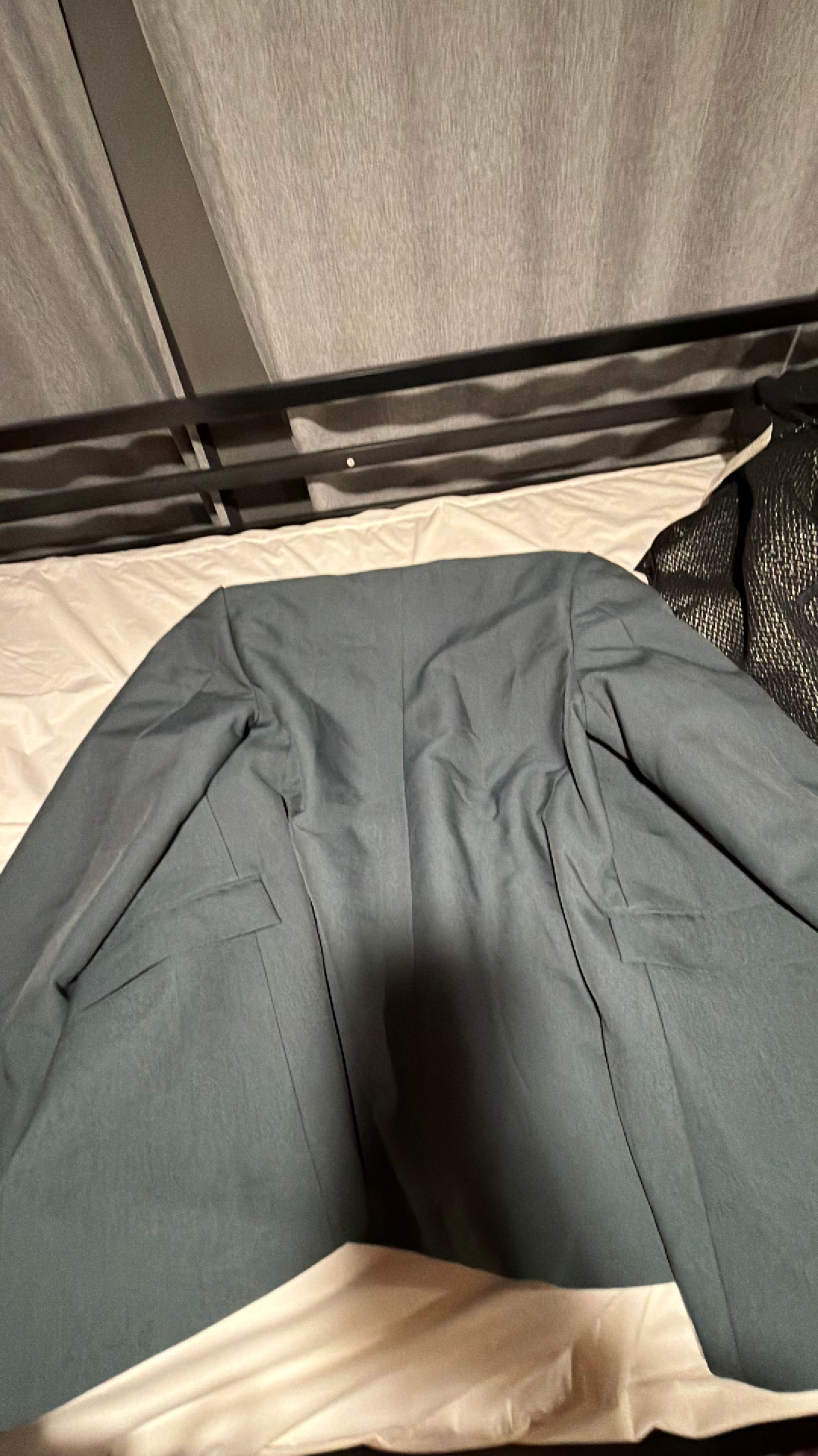 Grand Entry Vintage Men's Sport Coat Silver Gray - Image 3