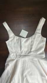 La Riviera The Scarlett Mini Dress in Cream - Image 2