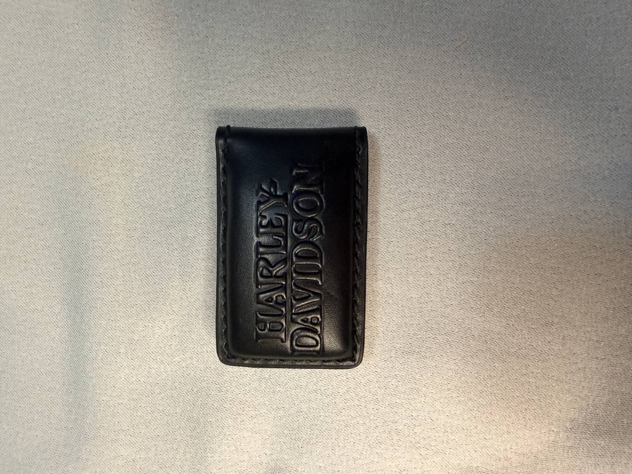 Harley-Davidson Leather Magnetic Money Clip