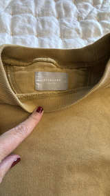 Everlane Terry Cropped Pullover and Shorts Set S/M - Image 2