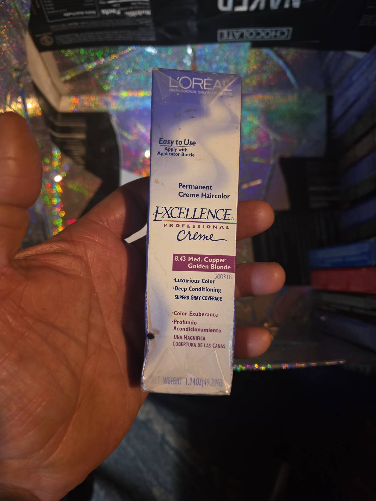 L'Oreal Excellence Professional Creme Haircolor 8.43 Medium Copper Golden Blonde