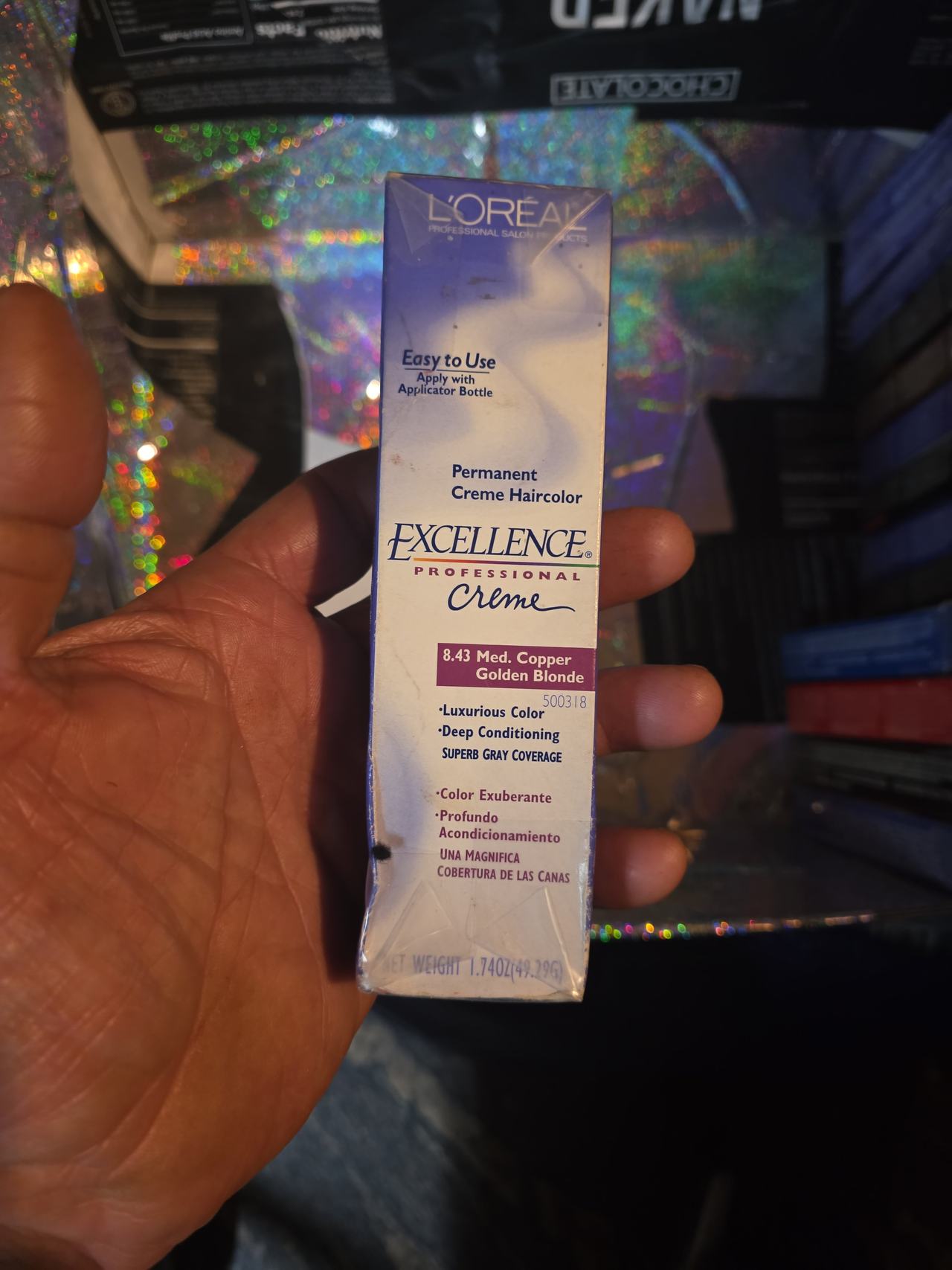 L'Oreal Excellence Professional Creme Haircolor 8.43 Medium Copper Golden Blonde