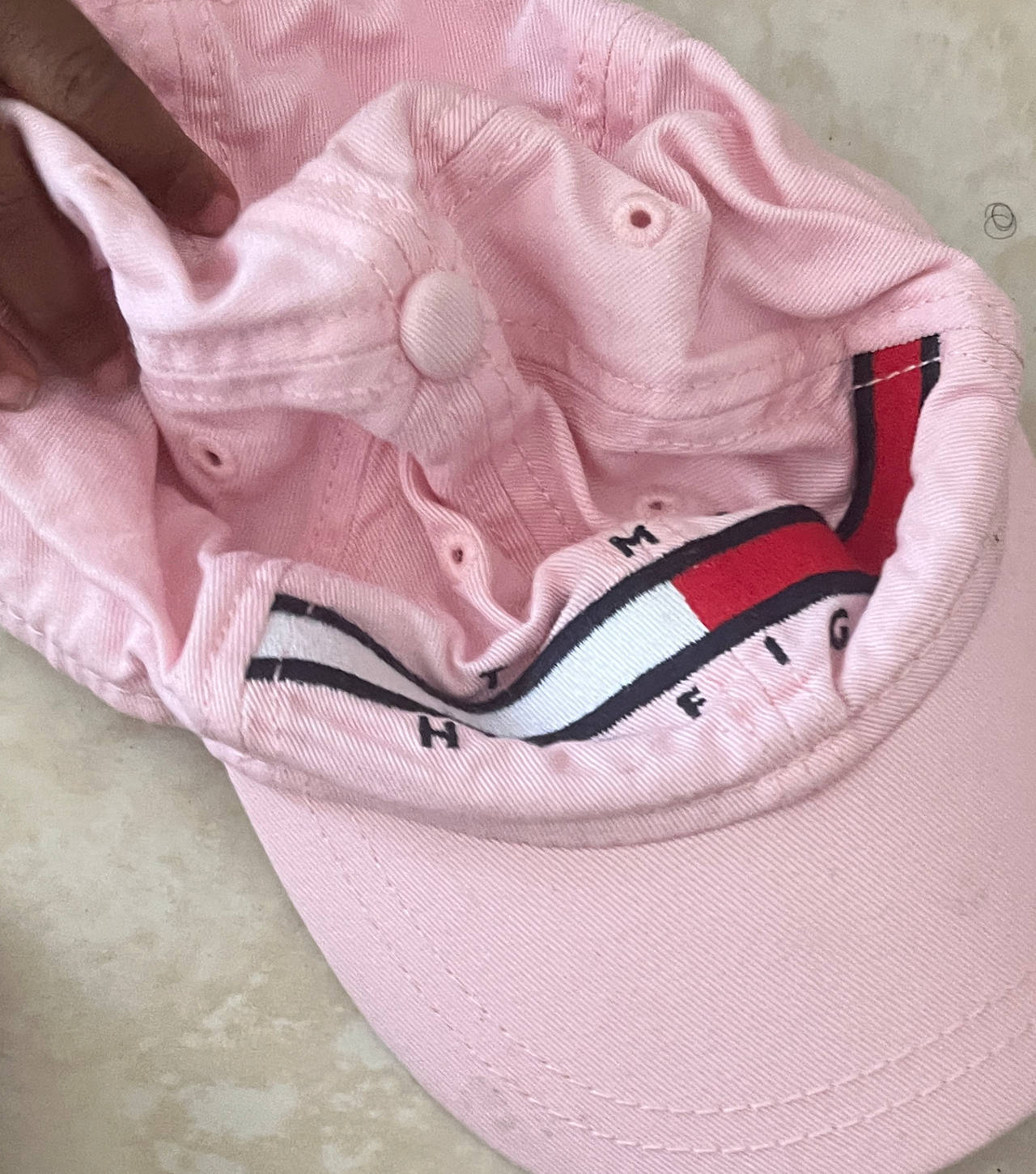 Tommy Hilfiger Pink Baseball Cap
