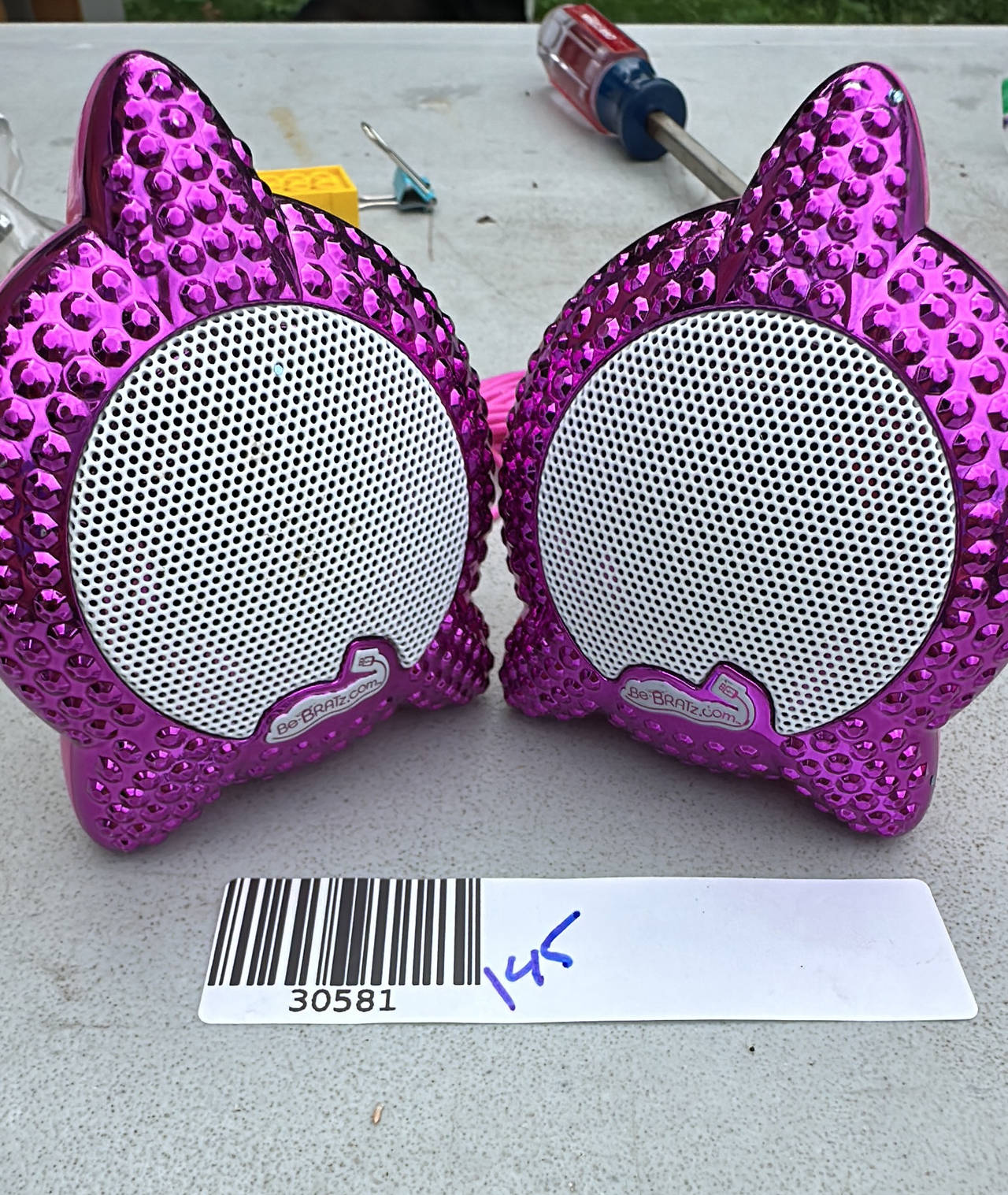 Bratz Be-Bratz.com Metallic Purple Cat Speakers