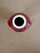 Vintage Eric Olsen Red Owl Statue 1968 - Image 7