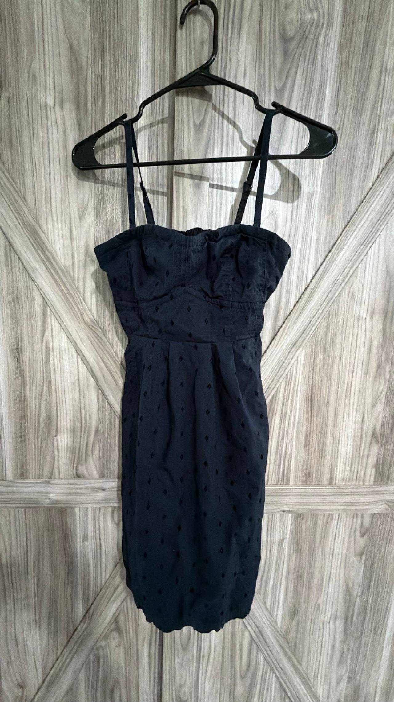 Dark Blue American Eagle Navy Eyelet Dress size 2 cocktail party