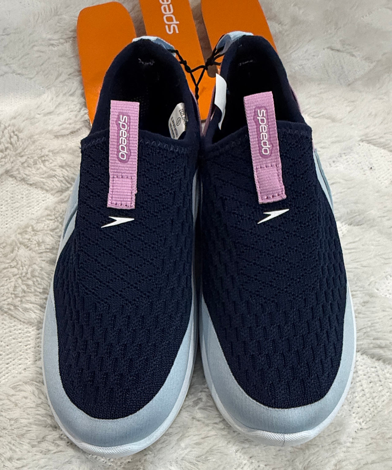 Speedo Junior Surf Knit Water Shoes Navy/Pink