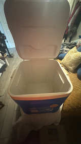 Igloo Ice Cube Wheeled Cooler 60 Quart Blue - Image 2