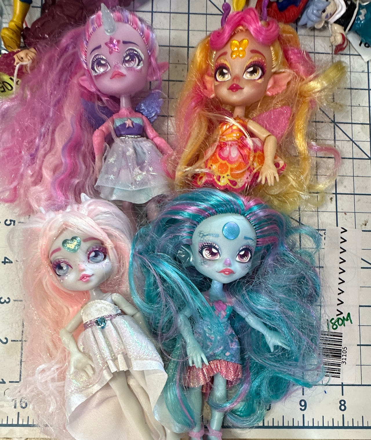 Magic Mixies Pixlings Dolls Bundle 4 pcs 180M