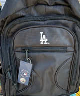 MLB Los Angeles Dodgers Black Backpack - Image 1