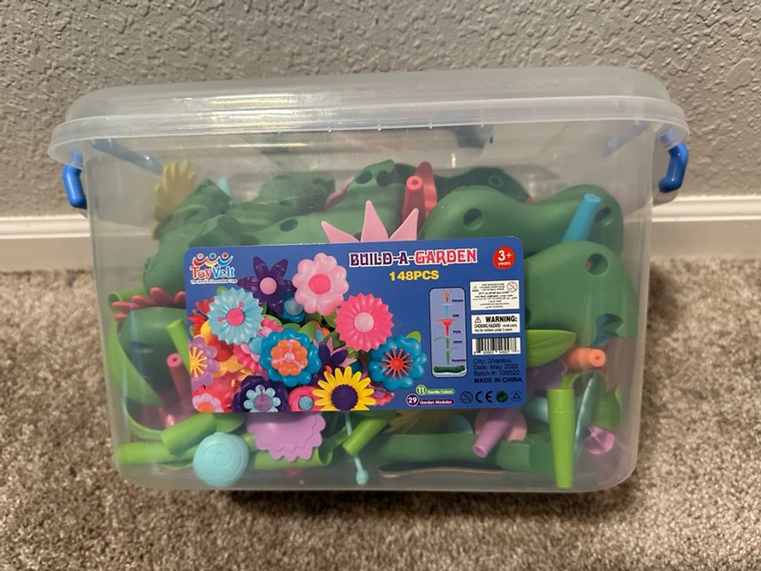 Flower Garden Building Toy Set – Colorful 138‑Piece Kit