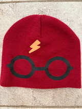 Harry Potter Glasses and Lightning Bolt Beanie - Image 1
