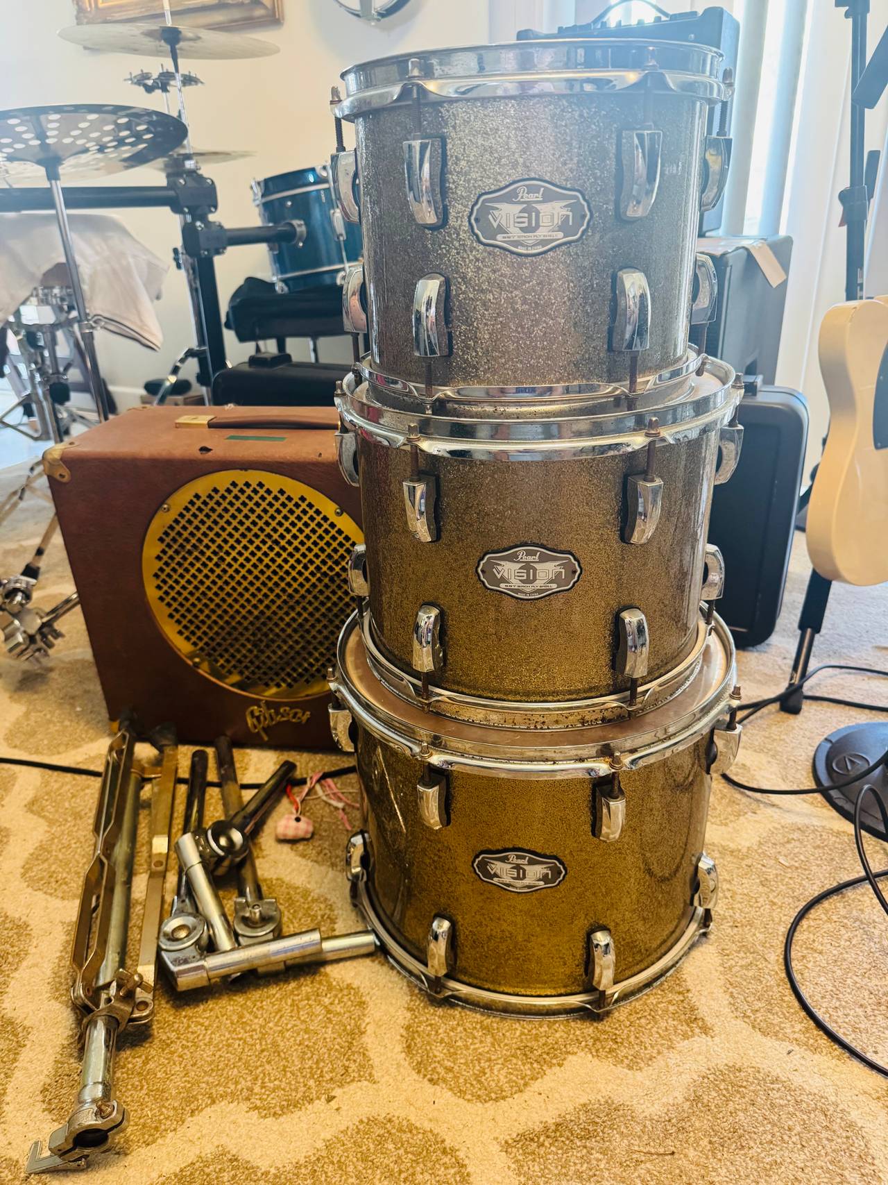 Pearl Vision Drum Set, Birch