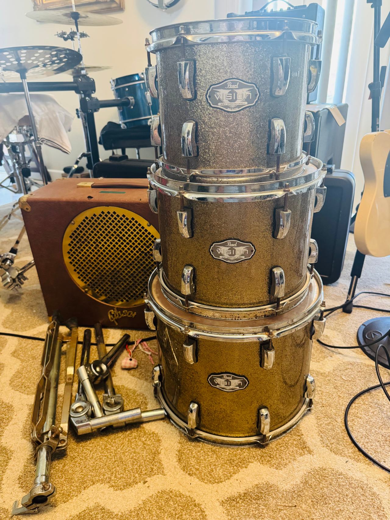 Pearl Vision Drum Set, Birch