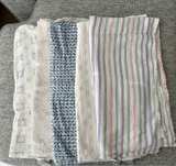 5 Aden + Anais cotton muslin swaddle blankets - Image 1