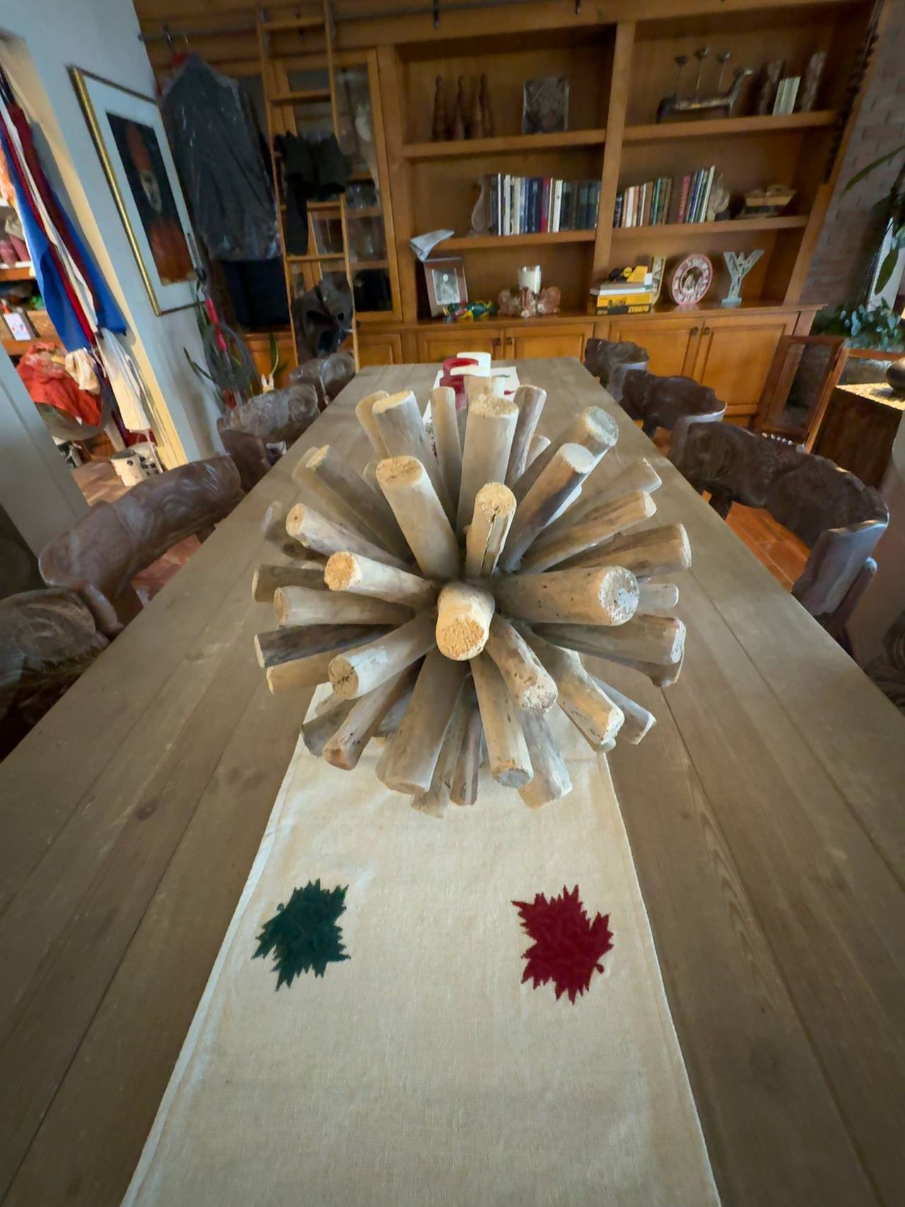 Driftwood Spherical Wall Sculpture