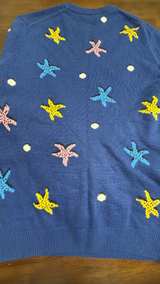 Reiss Starfish Intarsia Knit Sweater Large - Image 5