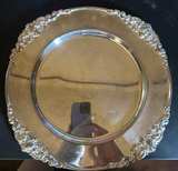 Godinger Silver-Plated  Baroque Style Decorative Embossed Rim Charger Plate - Image 1