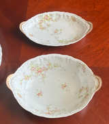 Haviland Limoges Pink Floral Serving Bowls - Image 1