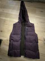 ALD Hoodie Puffer Vest Purple - Image 1
