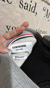 Thom Browne 4-Bar Sweatshirt Grey - Image 7