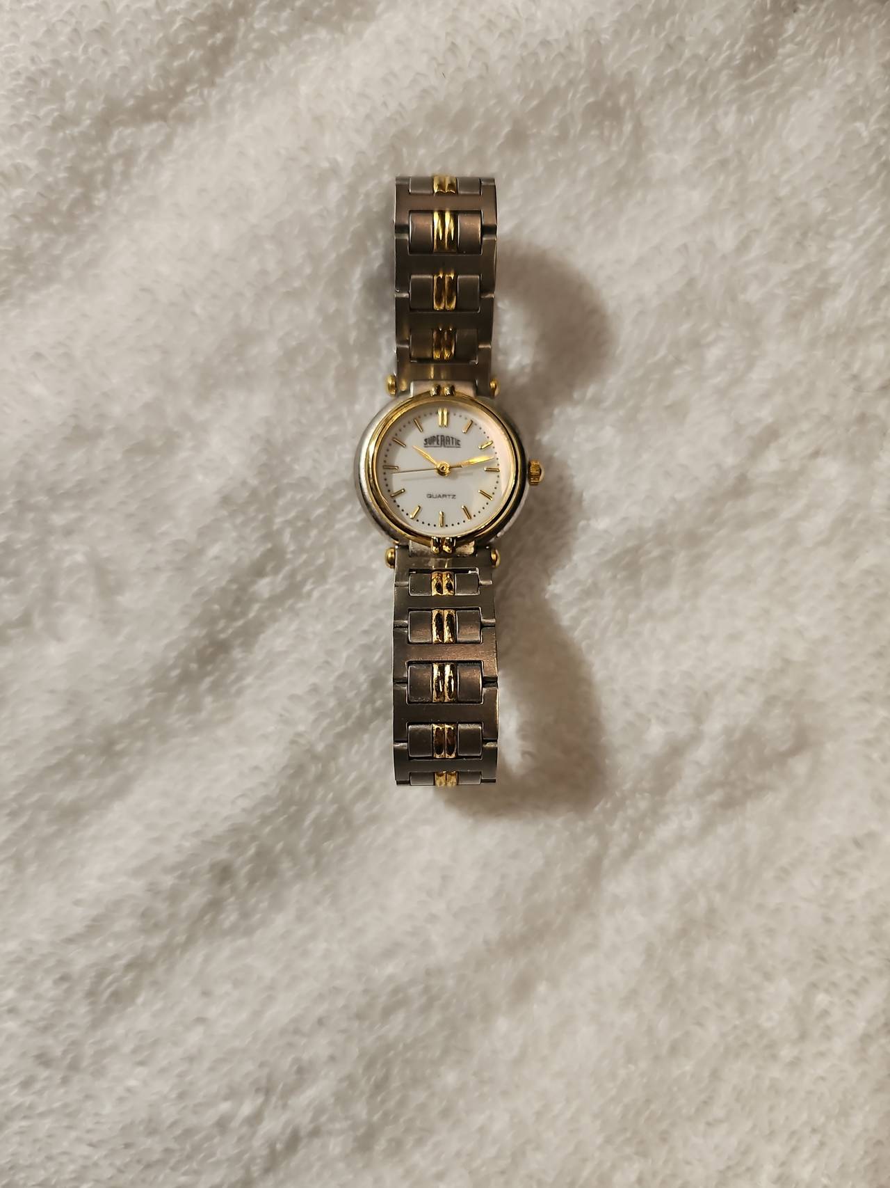 Supermatic Two-Tone Quartz Watch