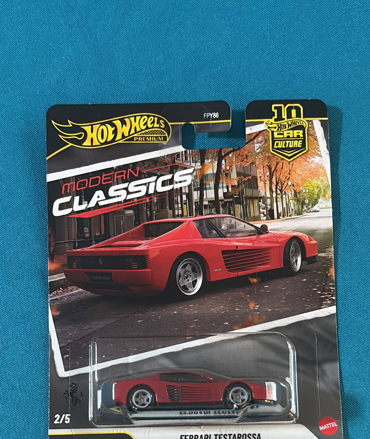 Hot Wheels Premium Car Culture Modern Classics Ferrari Testarossa