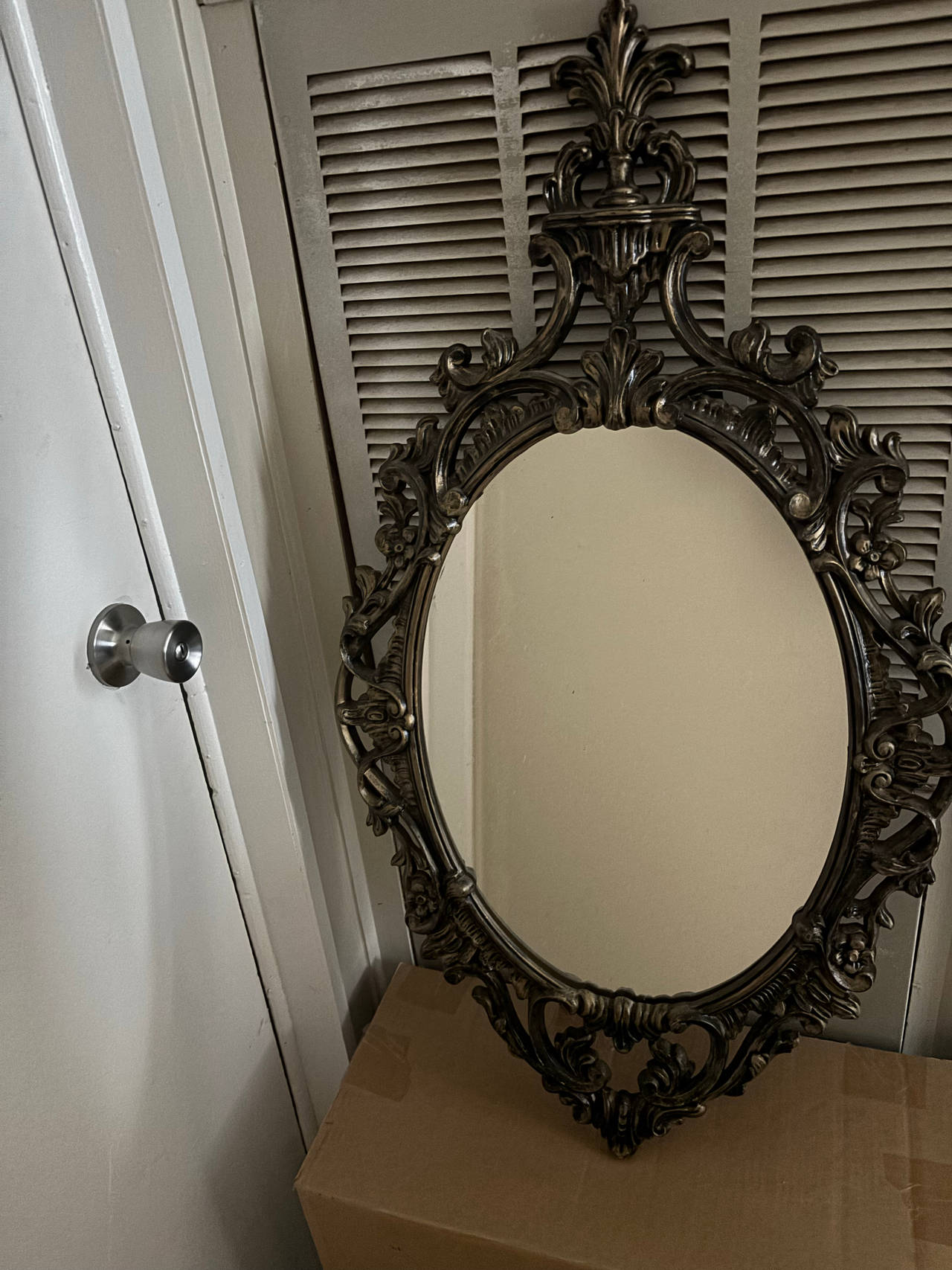 Ornate Baroque Style Wall Mirror