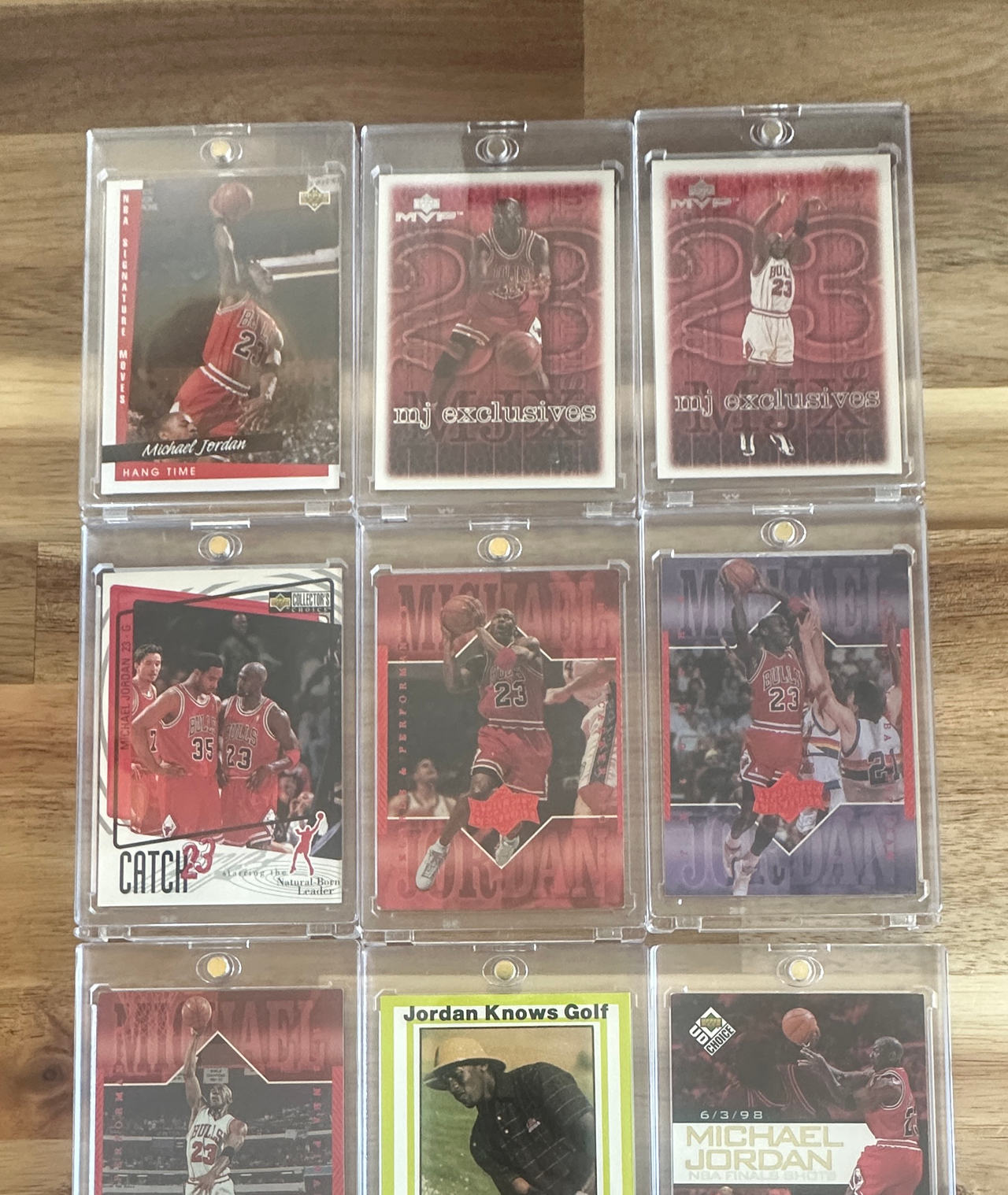 Michael Jordan Upper Deck Basketball Card Collection