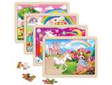 SYNARRY Large Unicorn Princess Fairy Wooden Puzzles for Girls Gift Box - Image 1