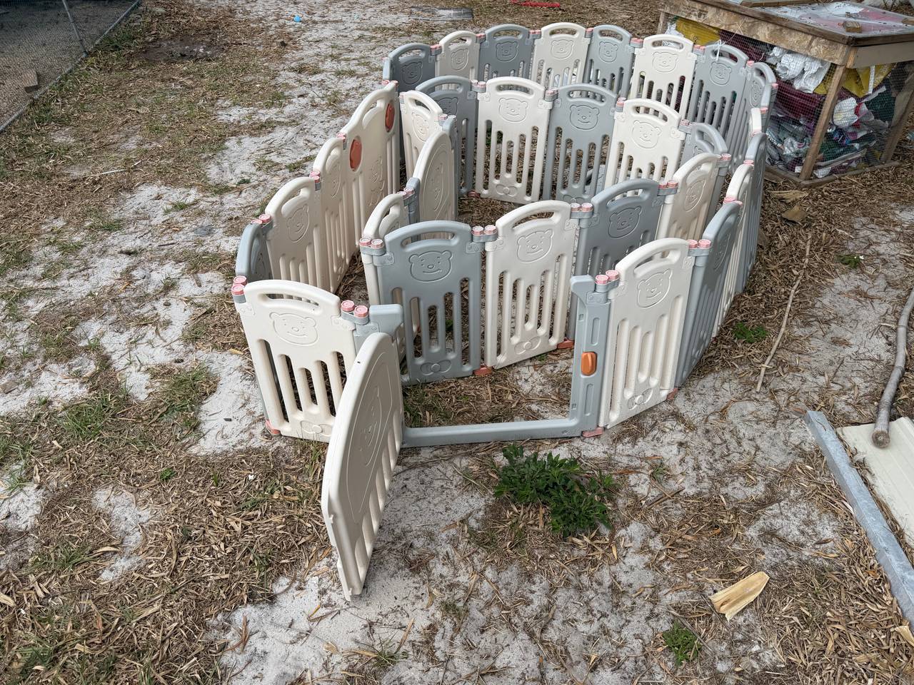 Foldable Baby Playpen with Safety Lock
