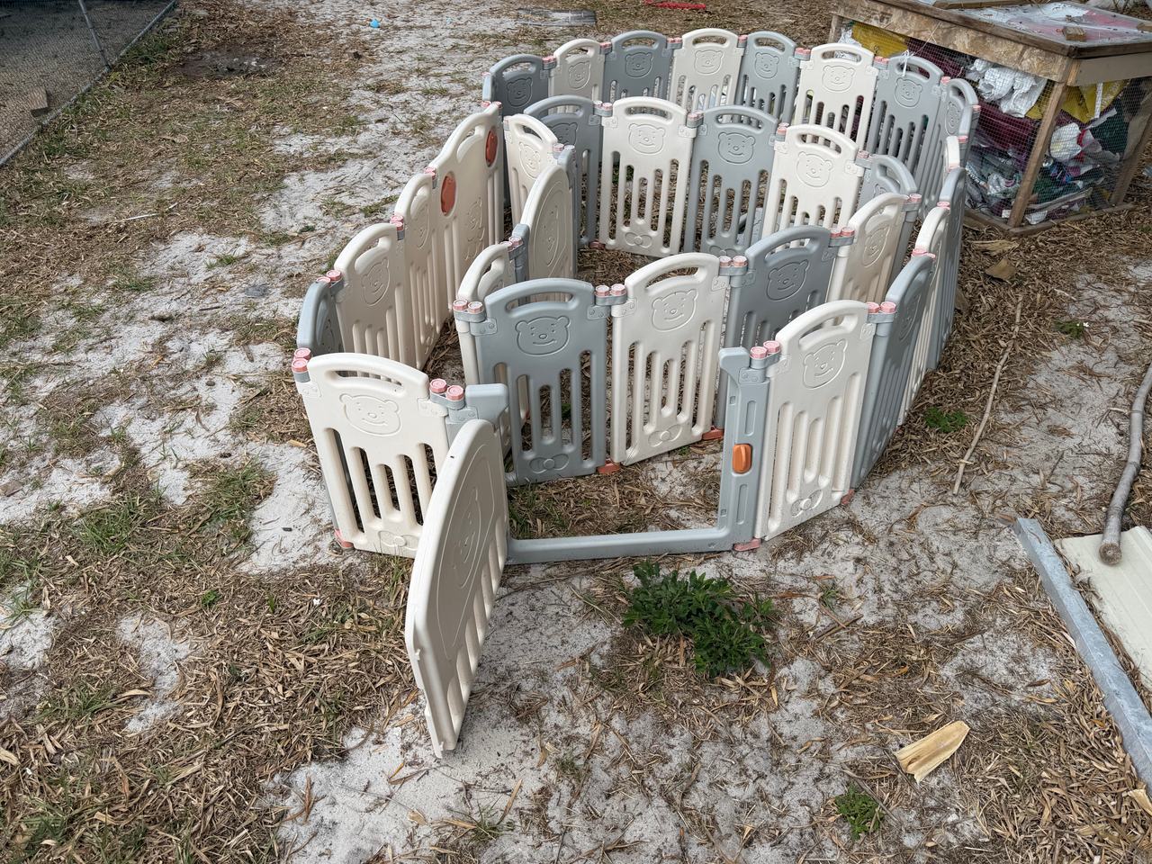 Foldable Baby Playpen with Safety Lock