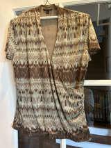 Ann Klein Women's Short Sleeve Blouse - Image 1