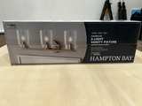 Hampton Bay Champlain 3-Light Brushed Nickel Vanity Light - Image 4