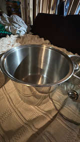 12 qt Stainless Steel Pasta Pot with Strainer Inserts - Image 2