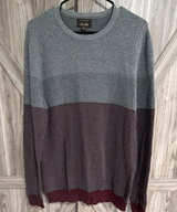Tasso Elba Textured Colorblock Crew Neck Sweater Medium Mens - Image 1