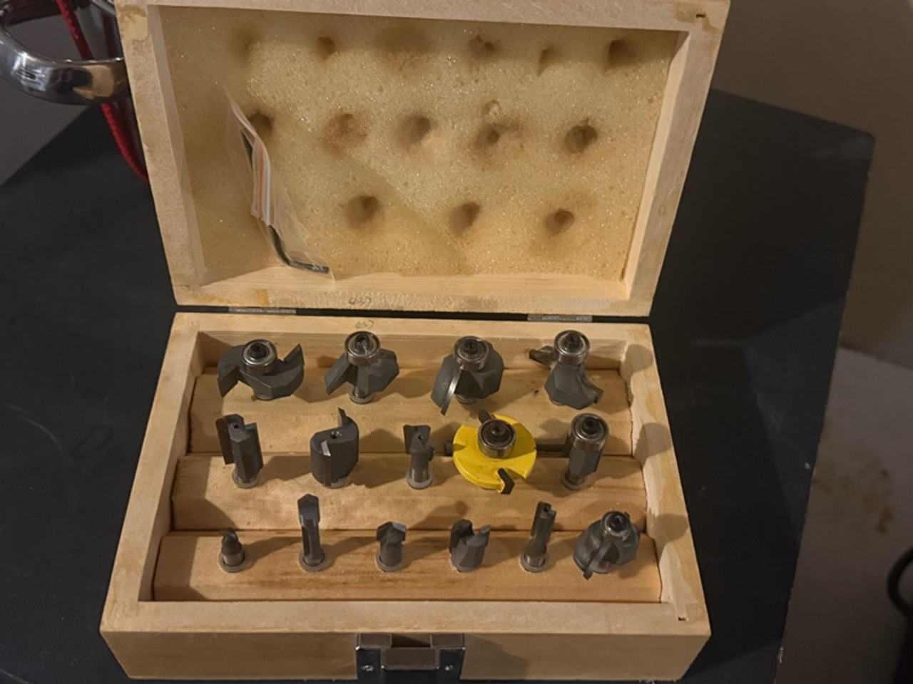 Irwin 15-Piece Carbide-Tipped Router Bit Set 1/4" Shank