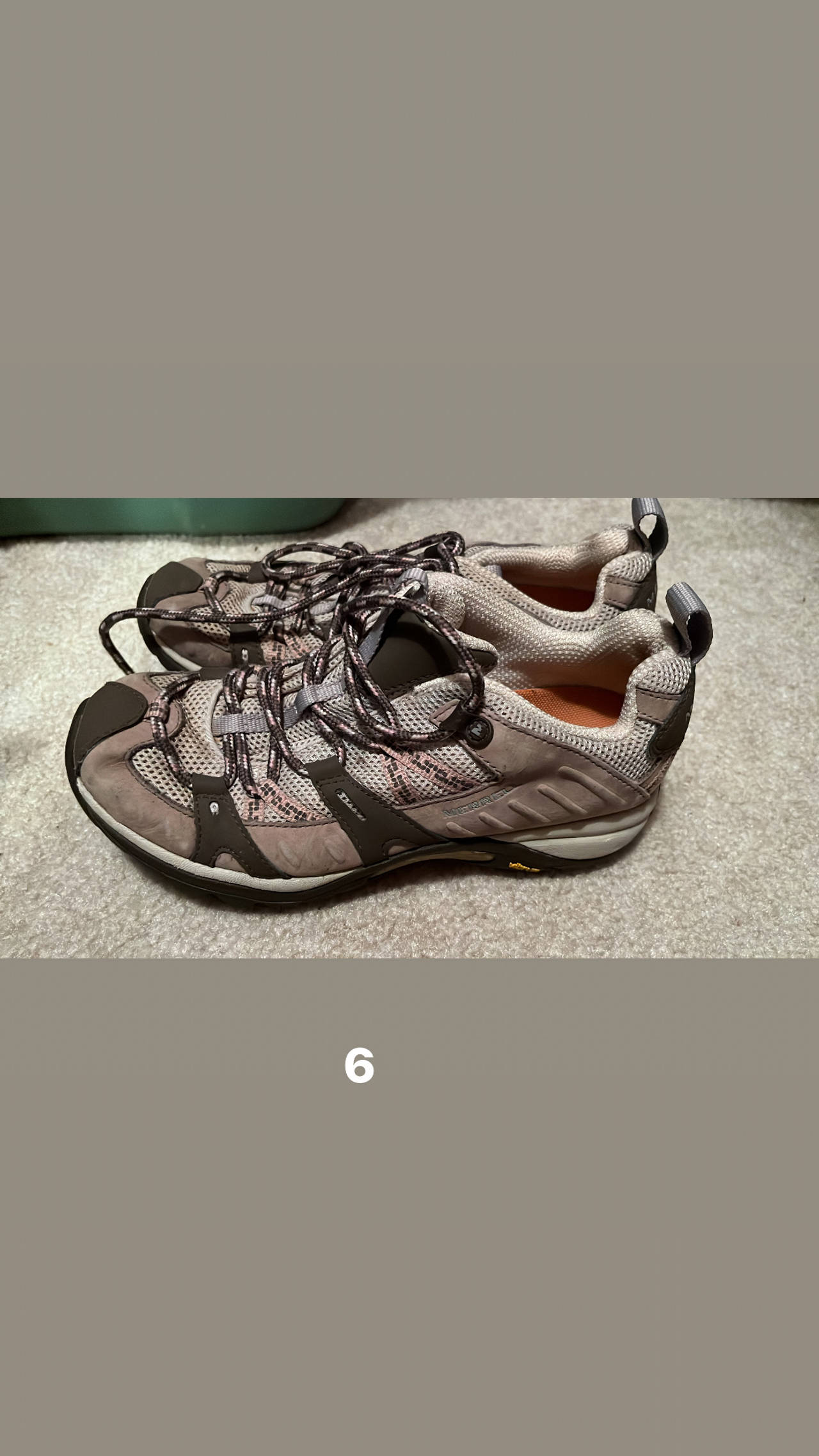 Merrell Siren Edge Hiking Shoes size 6 like new perfect condition