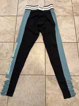 Victoria's Secret PINK Yoga Strappy Leggings Dark Gray and Sage Blue - Image 6